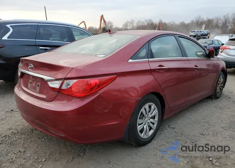 2011 Hyundai Sonata Gls from USA, damaged, VIN 5NPEB4AC1BH151466